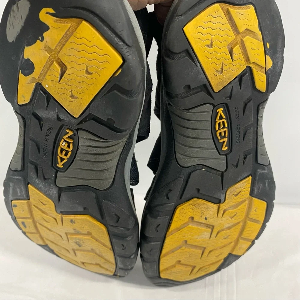 Keen Black and Yellow Outdoor Hiking Sandals
